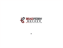 Tablet Screenshot of bradperryhockey.com
